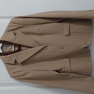 Zara long sleeve striped blazer.